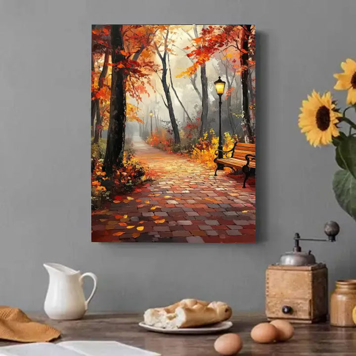 Peinture à diamant #92 30cmx40cm Parc en automne