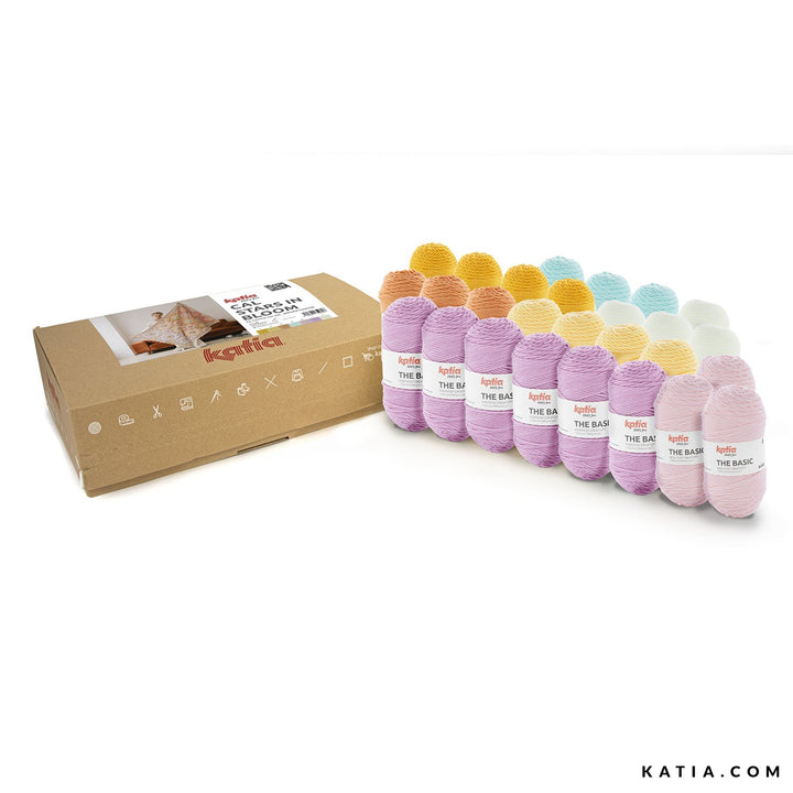 Kit CAL Stars in Bloom : Couverture de Fleurs au Crochet PRÉ-VENTE pour septembre