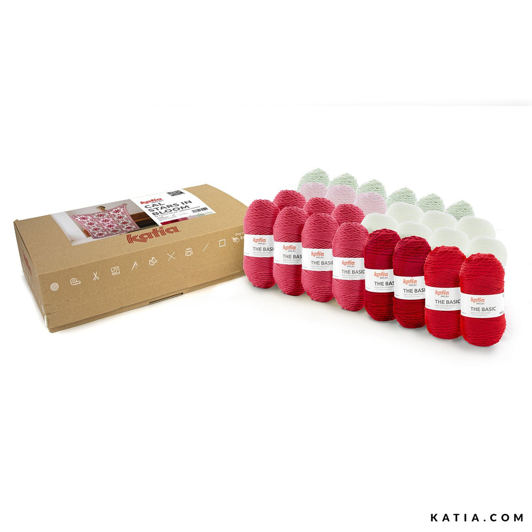 Kit CAL Stars in Bloom : Couverture de Fleurs au Crochet PRÉ-VENTE pour septembre