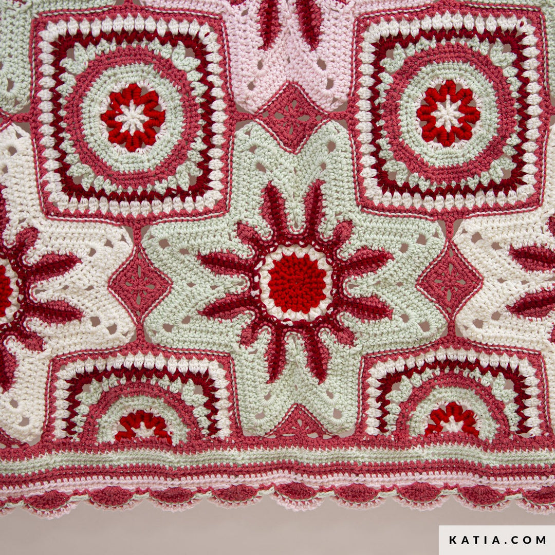 Kit CAL Stars in Bloom : Couverture de Fleurs au Crochet PRÉ-VENTE pour septembre