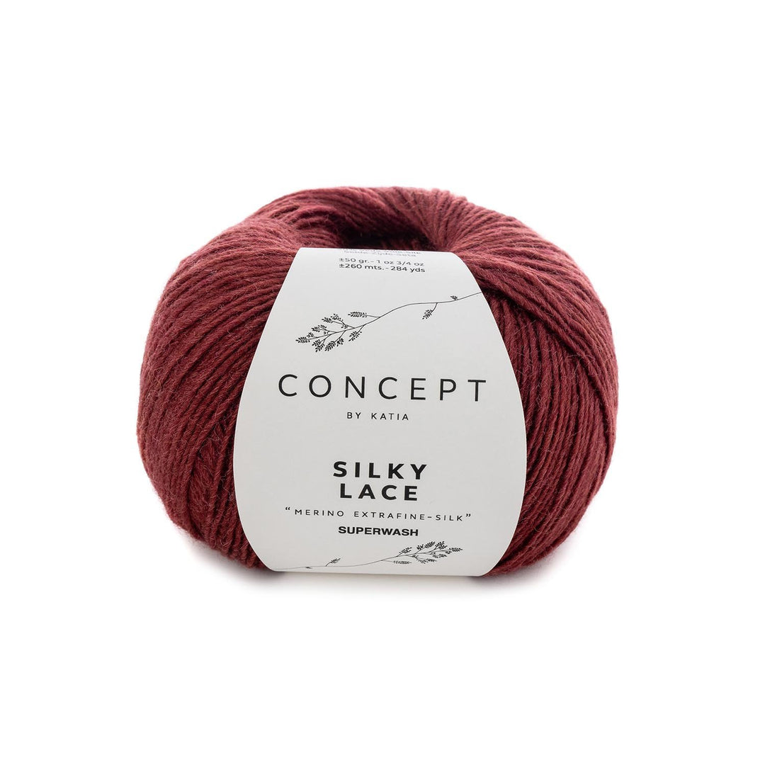 Pull fantaisie , Silky lace de Katia