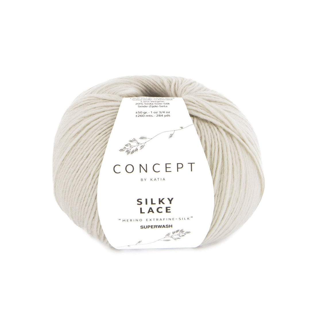 Pull fantaisie , Silky lace de Katia