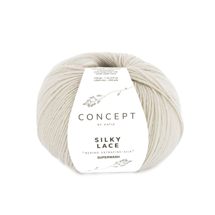Pull fantaisie , Silky lace de Katia