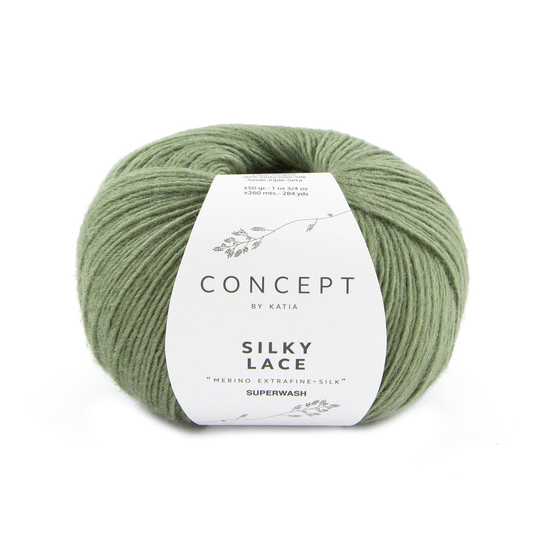 Pull fantaisie , Silky lace de Katia