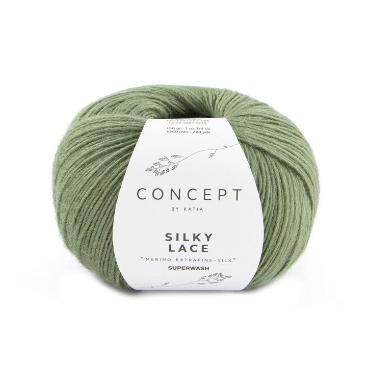 Pull fantaisie , Silky lace de Katia