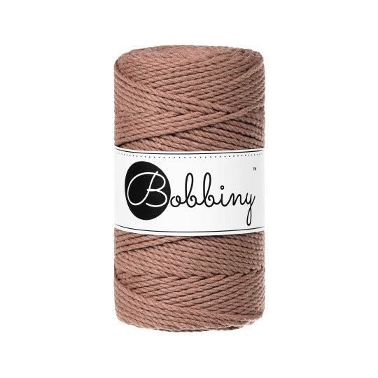 Corde À Macramé Bobbiny 3brins/3mm/100 Mètres