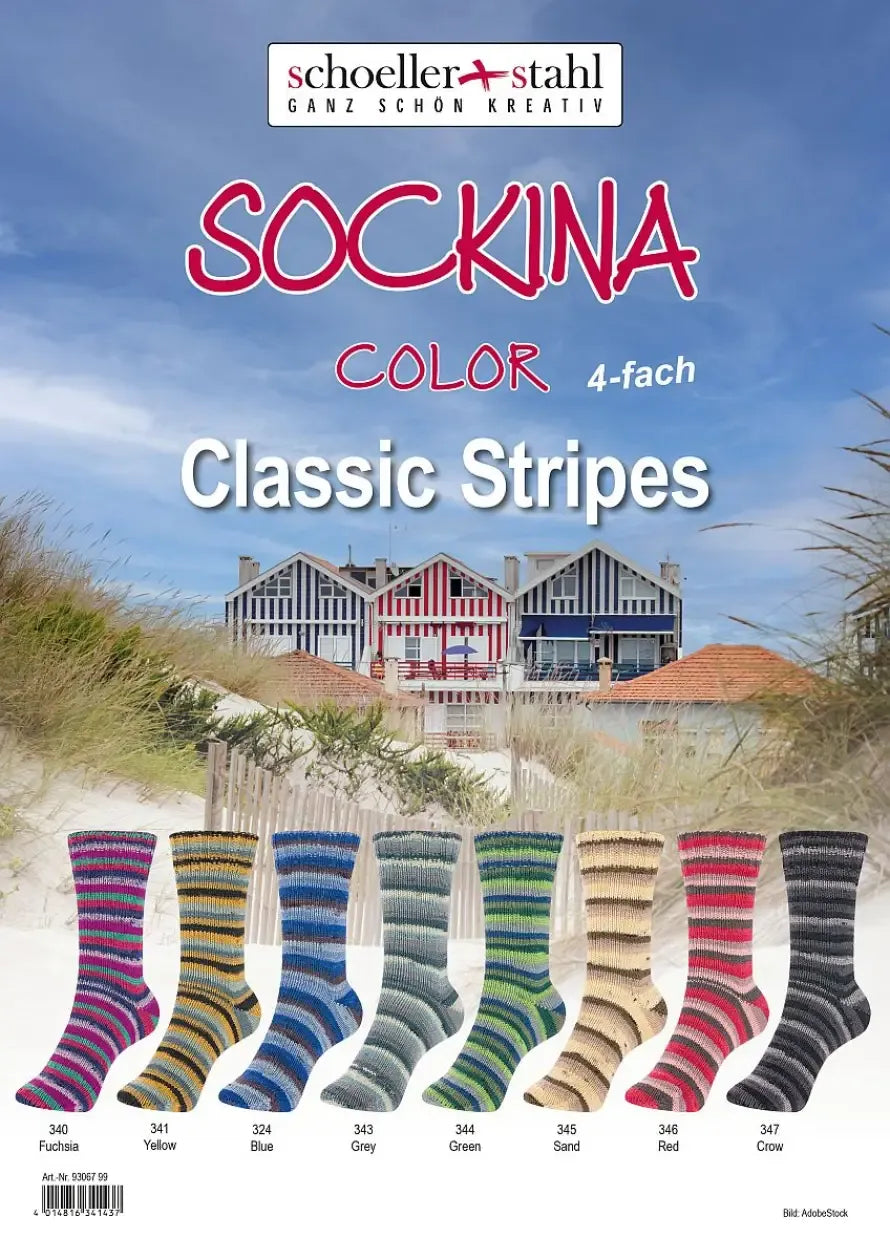 Sockina Classis Stripes par Schoeller & Stahl