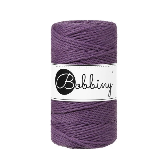 Corde À Macramé Bobbiny 3brins/3mm/100 Mètres