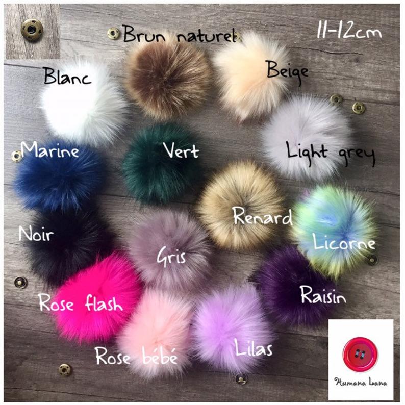 Pompon fourrure synthétque 6-8cm / Nombreux colors / pompons | Etsy Pompon fourrure synthétque 6-8cm / Nombreux colors / pompons | Etsy