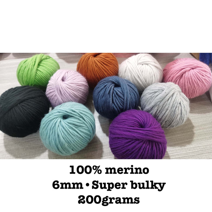 MÉRINO super bulky 6mm