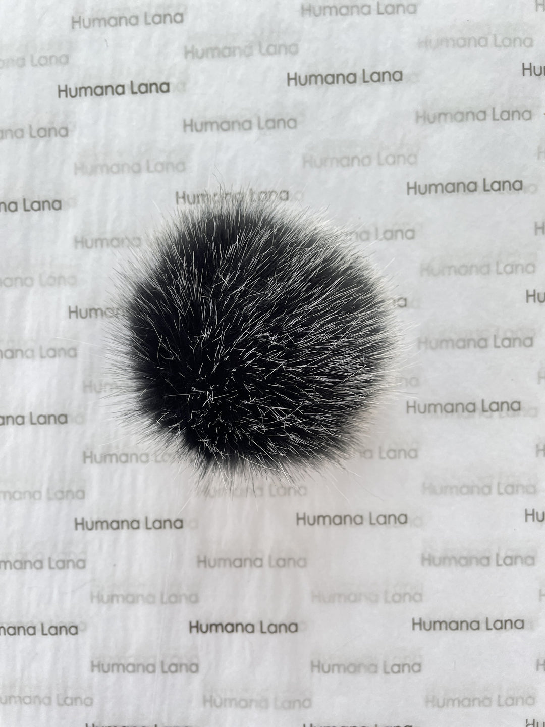 Pompon de fausse fourrure 12cm (1017)